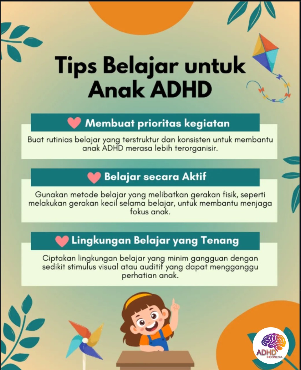 Strategi Belajar yang Cocok untuk Anak ADHD di Kabupaten Buton Selatan